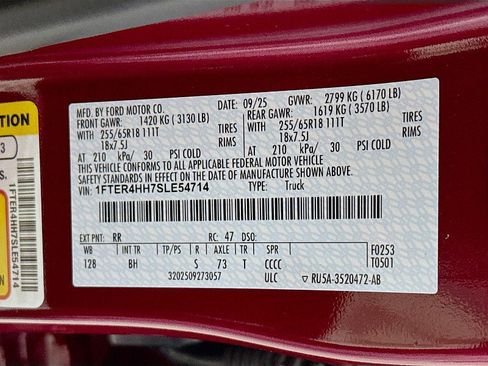 New 2025 Ford Ranger XLT w/ Equipment Group 301A High image 31