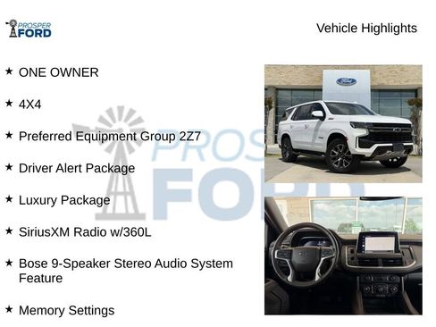Used 2022 Chevrolet Tahoe Z71 w/ Luxury Package AWD/4WD image 5