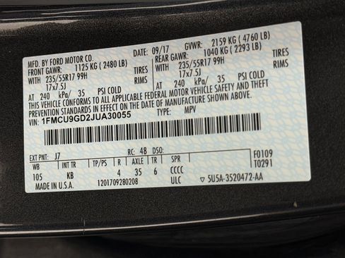 Used 2018 Ford Escape SE AWD/4WD image 25