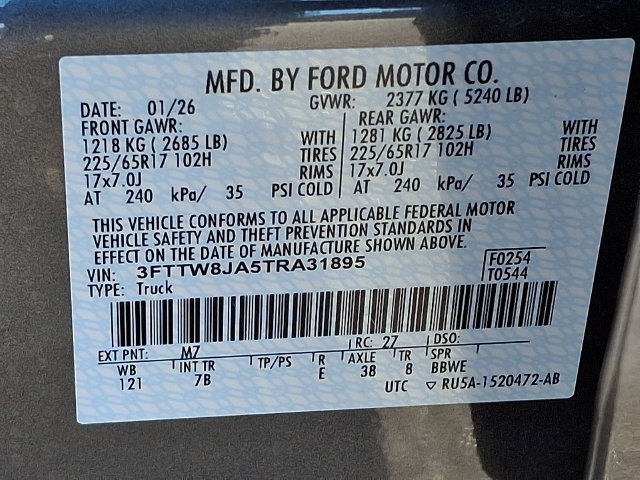 Certified 2026 Ford Maverick XLT AWD/4WD image 27