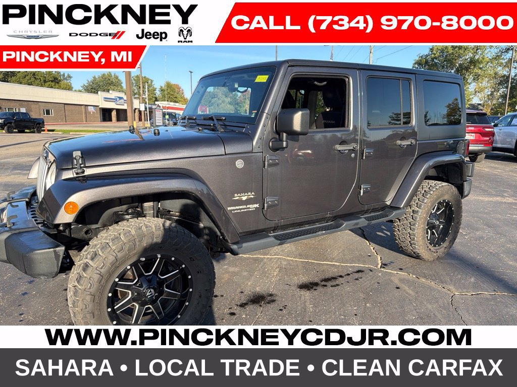 Used 2018 Jeep Wrangler Unlimited Sahara AWD/4WD image 1
