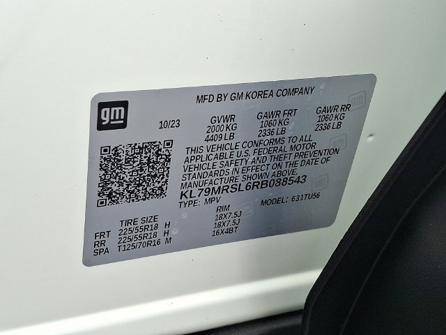 Certified 2024 Chevrolet TrailBlazer LT w/ Convenience Package AWD/4WD image 23