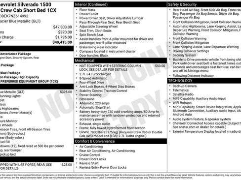Used 2022 Chevrolet Silverado 1500 Custom AWD/4WD image 11