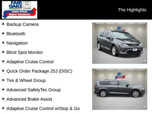 Used 2017 Chrysler Pacifica Touring-L Plus w/ Advanced Safetytec Group FWD image 2