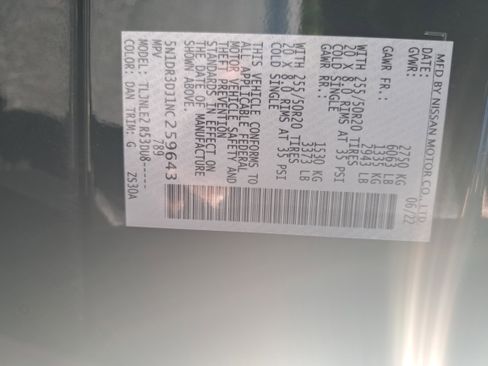 Used 2022 Nissan Pathfinder Platinum w/ Cargo Package image 35