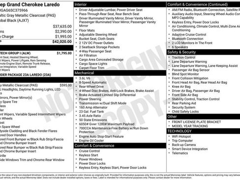 Used 2025 Jeep Grand Cherokee Laredo w/ Luxury Tech Group I RWD image 4