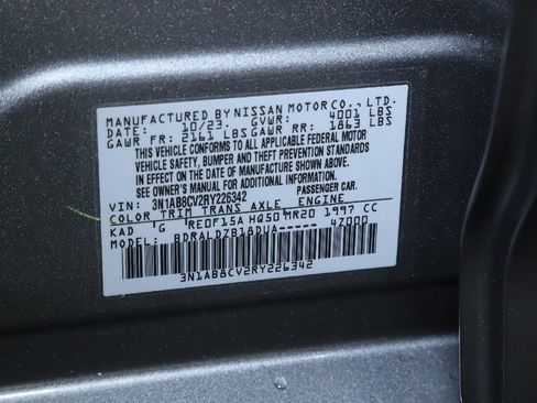 Certified 2024 Nissan Sentra SV FWD image 20