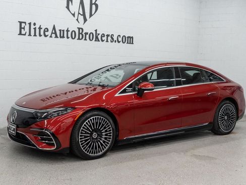 Used 2023 Mercedes-Benz EQS 450+ 4MATIC Sedan w/ AMG Line Exterior Package image 38