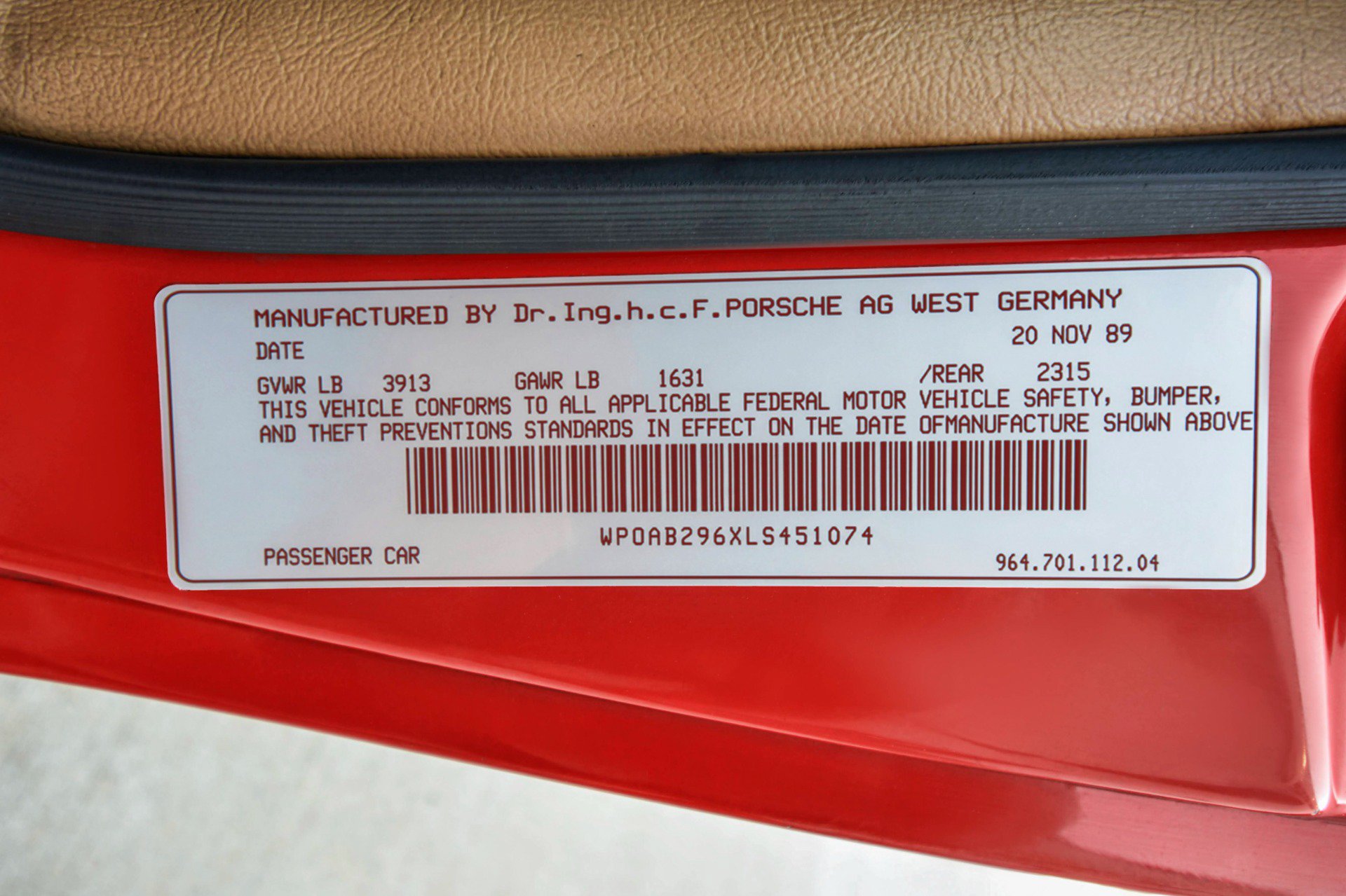 Used 1990 Porsche 911 Carrera image 28