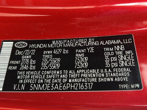 Used 2023 Hyundai Tucson Limited w/ Cargo Package FWD image 33