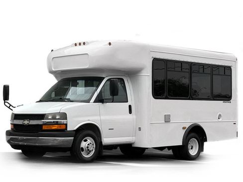 Used 2014 Chevrolet Express 3500 w/ Shuttle Bus Package RWD image 2