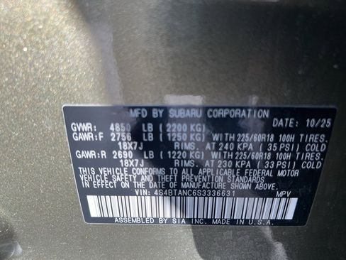 Certified 2025 Subaru Outback Limited image 34