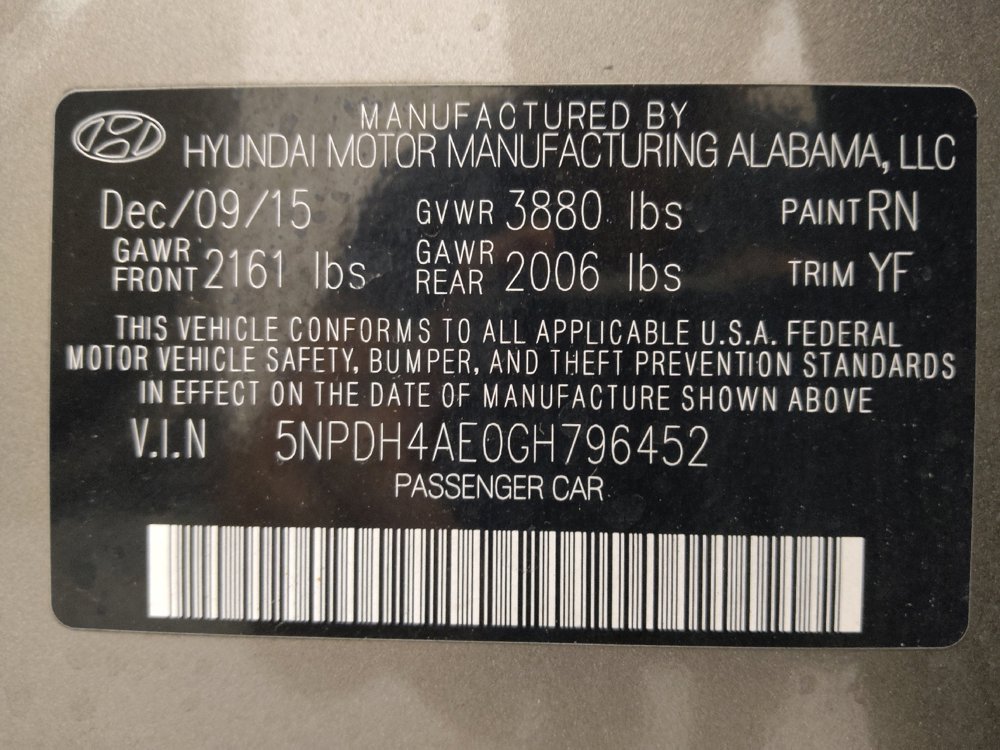 Used 2016 Hyundai Elantra Value Edition FWD image 33
