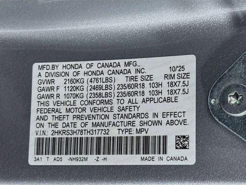 New 2026 Honda CR-V EX-L image 32