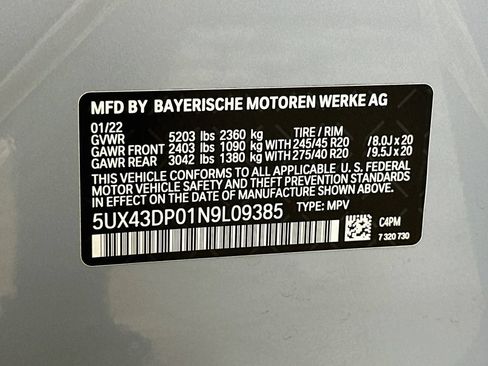 Used 2022 BMW X3 sDrive30i w/ M Sport Package 2 RWD image 40