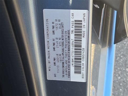 Used 2014 MAZDA MAZDA3 i Touring w/ Moonroof Package 1 image 25