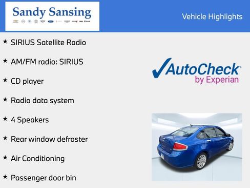 Used 2010 Ford Focus SEL FWD image 7