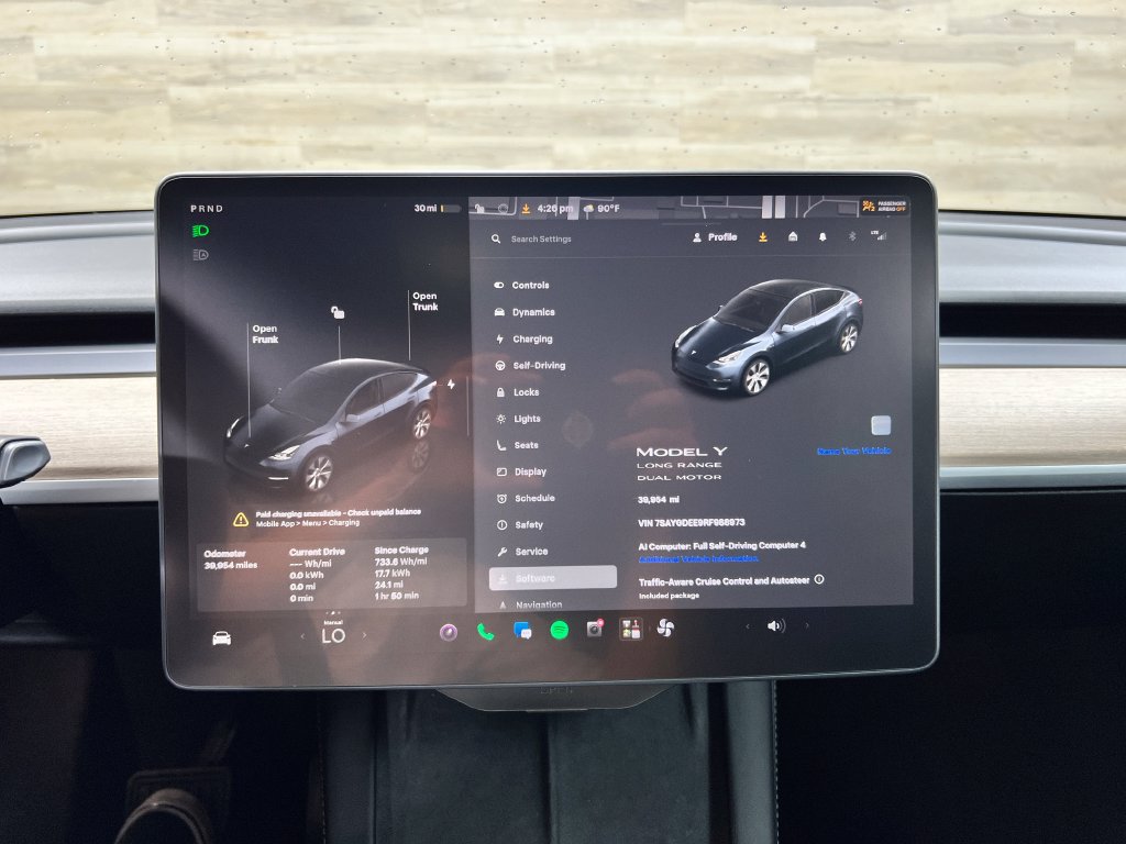 Used 2024 Tesla Model Y Long Range AWD/4WD image 4