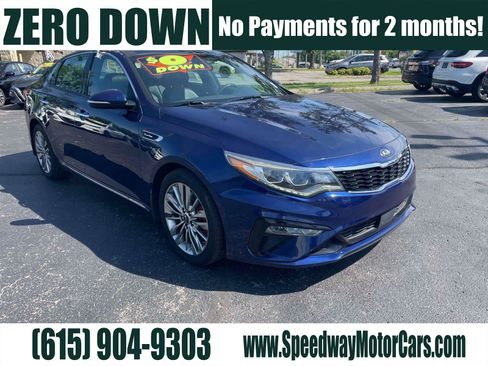 Used 2019 Kia Optima SX w/ SX Limited (Black) Package FWD image 1
