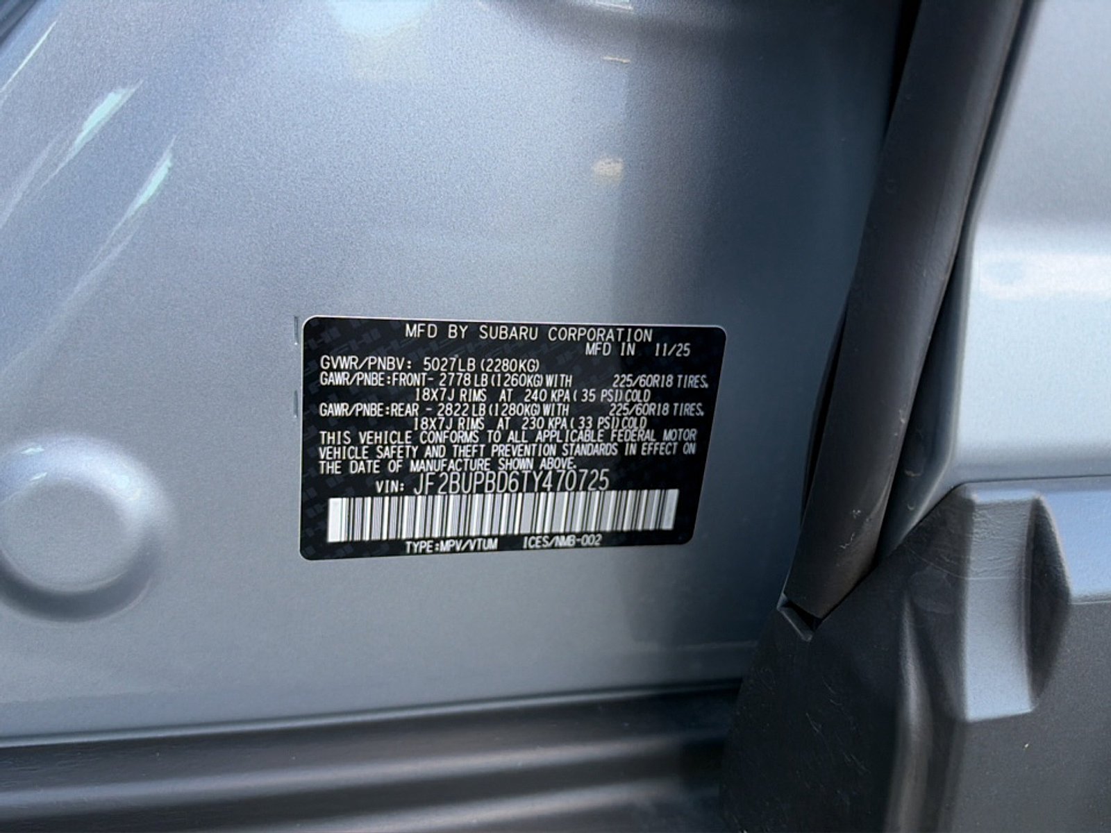 Certified 2026 Subaru Outback Premium AWD/4WD image 50