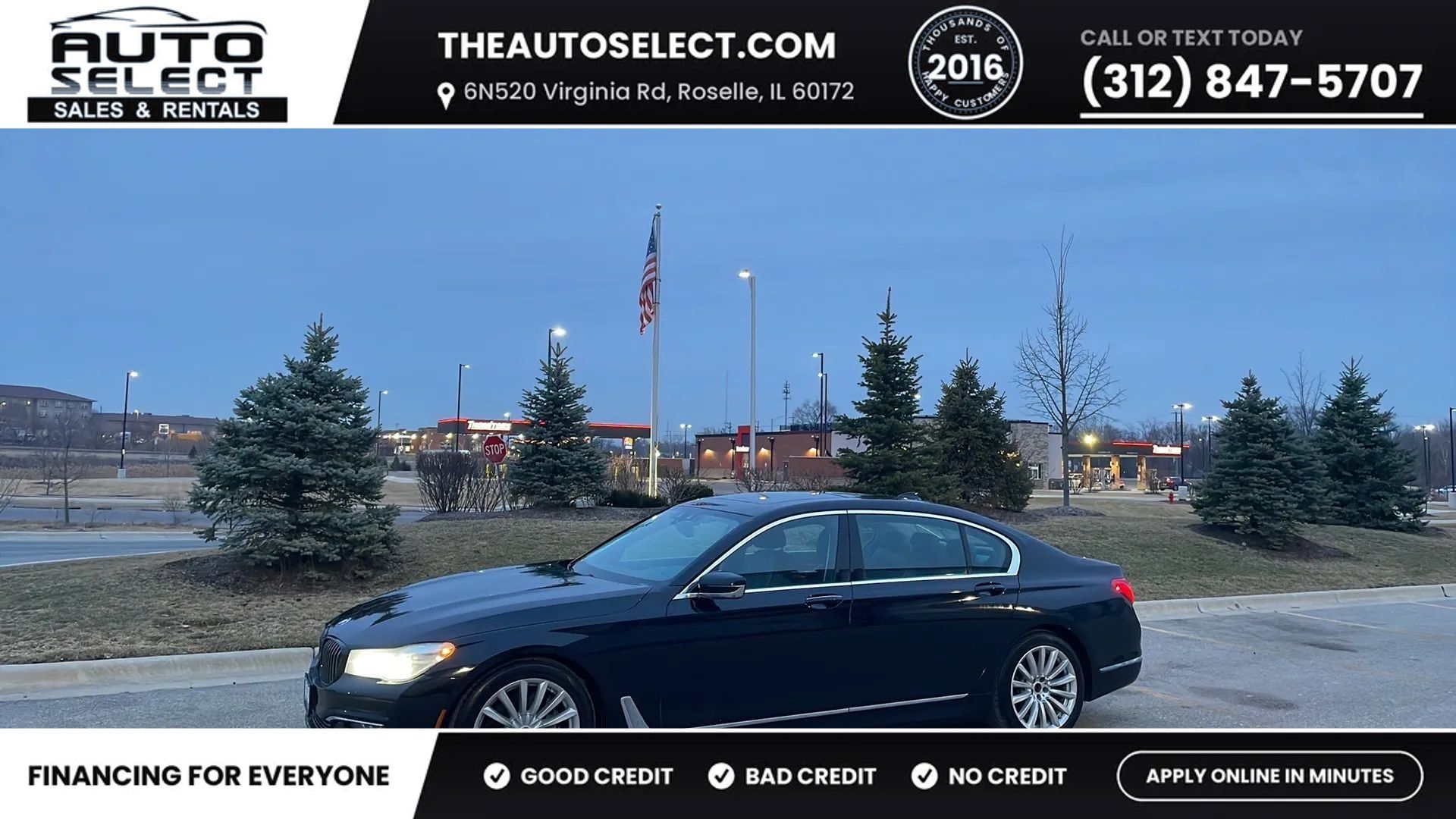 Used 2017 BMW 740i RWD image 1