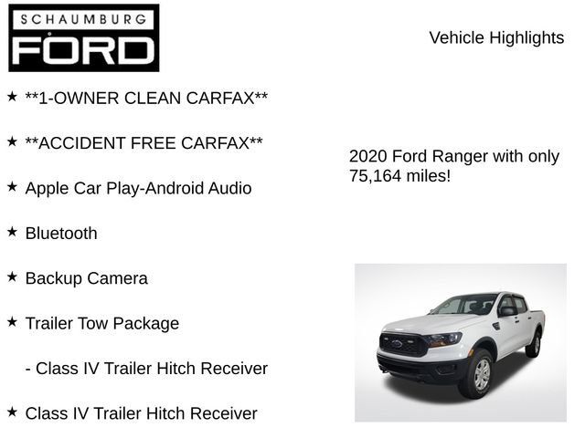 Used 2020 Ford Ranger XL w/ Equipment Group 101A Mid AWD/4WD image 8