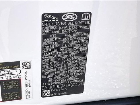 New 2026 Land Rover Range Rover SE AWD/4WD image 15