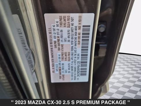 Certified 2023 MAZDA CX-30 AWD 2.5 S w/ Premium Package image 37