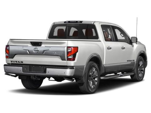 Used 2021 Nissan Titan Platinum Reserve w/ Off Road Protection Package AWD/4WD image 2