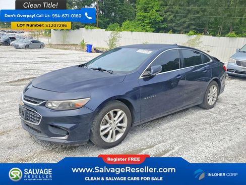 Used 2016 Chevrolet Malibu LT w/ Leather Package FWD image 1