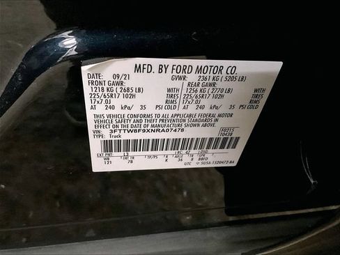 Certified 2022 Ford Maverick XLT w/ Equipment Group 300A Standard AWD/4WD image 33