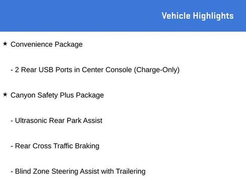 New 2026 GMC Canyon Elevation w/ Convenience Package image 15