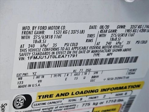 Used 2020 Ford Expedition XLT w/ Equipment Group 202A image 25