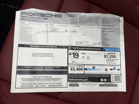 Certified 2024 Porsche 911 Carrera GTS RWD image 60