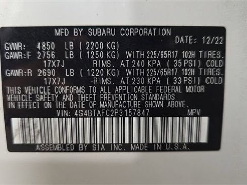 Used 2023 Subaru Outback Premium image 32