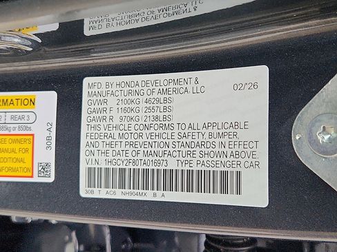 New 2026 Honda Accord Touring image 17