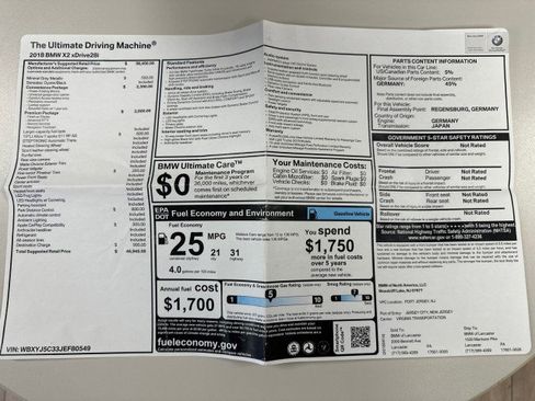 Used 2018 BMW X2 xDrive28i w/ Premium Package image 65