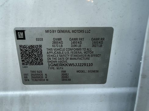 Used 2018 Chevrolet Traverse Premier w/ Driver Confidence II Package FWD image 29