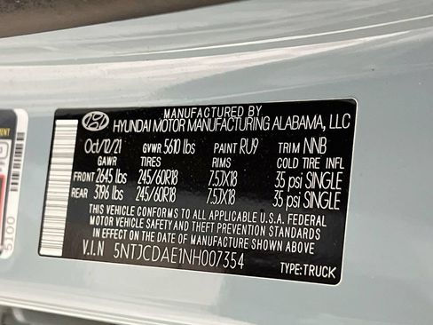 Certified 2022 Hyundai Santa Cruz SEL w/ Activity Package AWD/4WD image 27