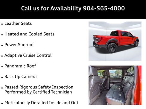 Used 2022 Ford F150 Raptor w/ Equipment Group 801A High AWD/4WD image 9