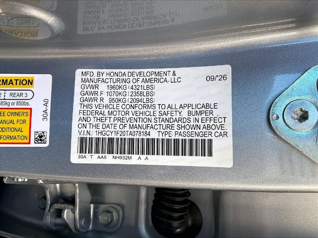 New 2026 Honda Accord LX image 17