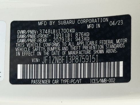 Used 2023 Toyota GR86 Premium w/ ALL Weather Mat Package (TMS) RWD image 38