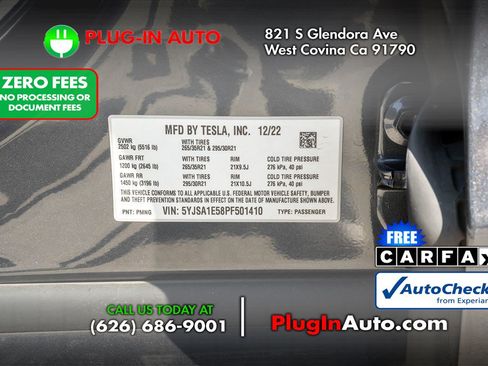 Used 2023 Tesla Model S AWD/4WD image 8