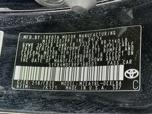 Certified 2024 Toyota Corolla LE FWD image 31