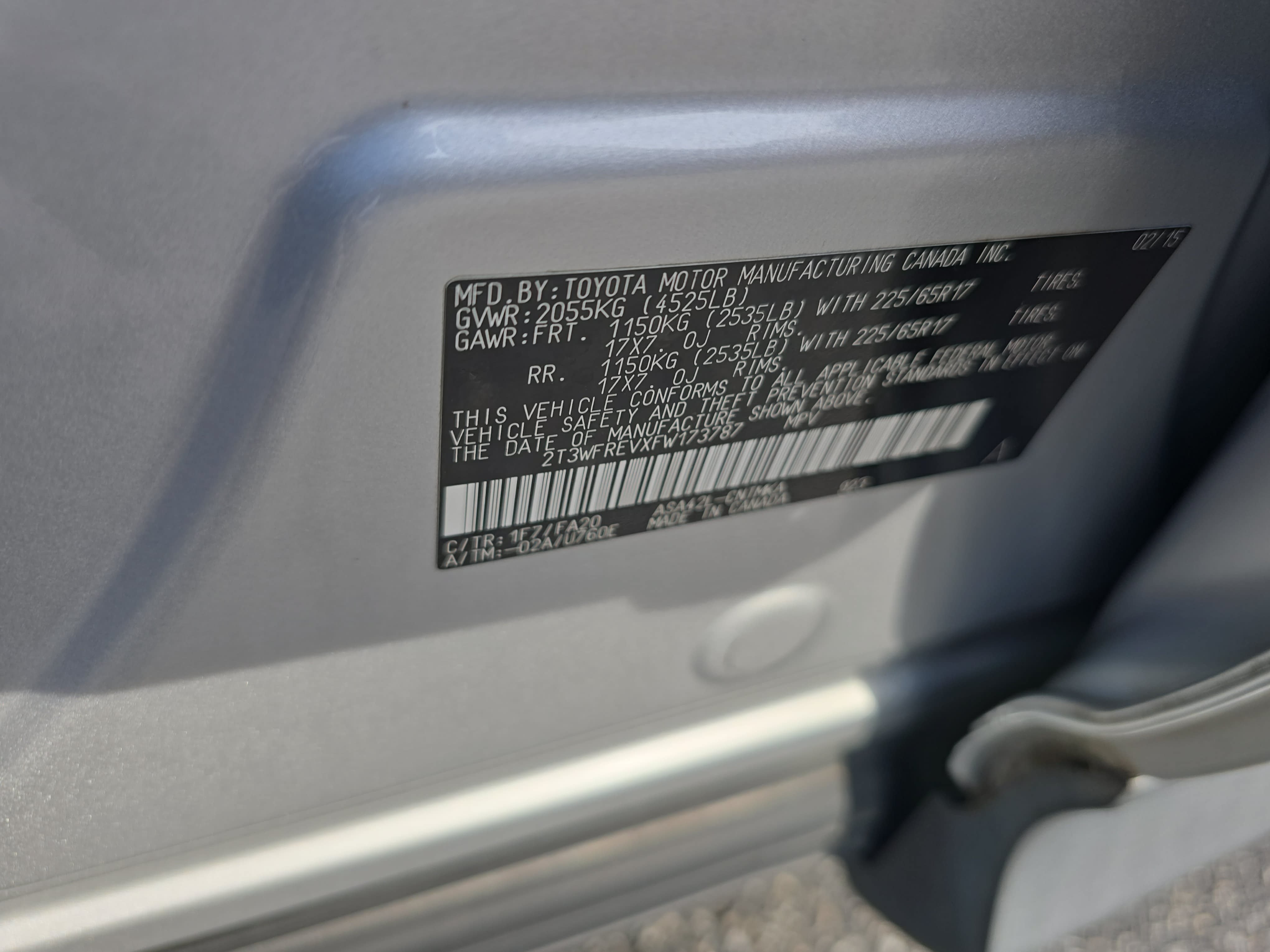 Used 2015 Toyota RAV4 XLE FWD image 35