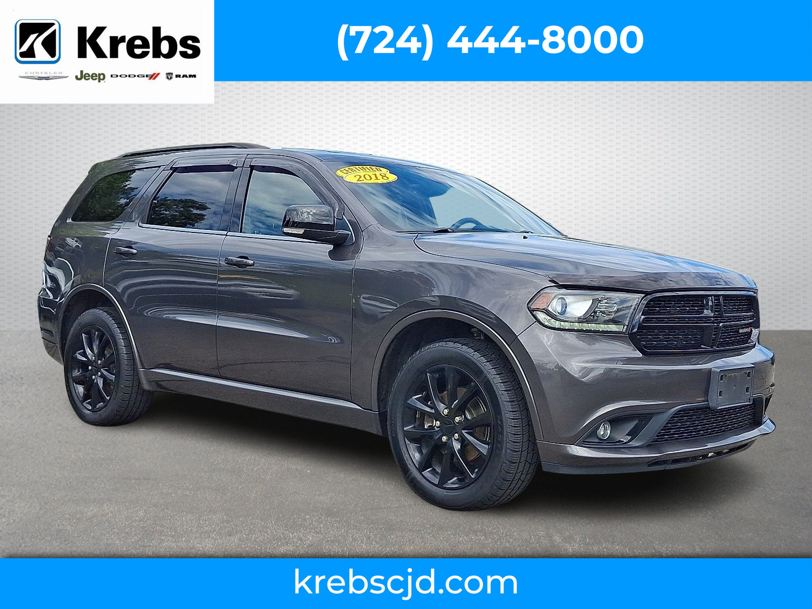 Certified 2018 Dodge Durango GT w/ Premium Group AWD/4WD image 1