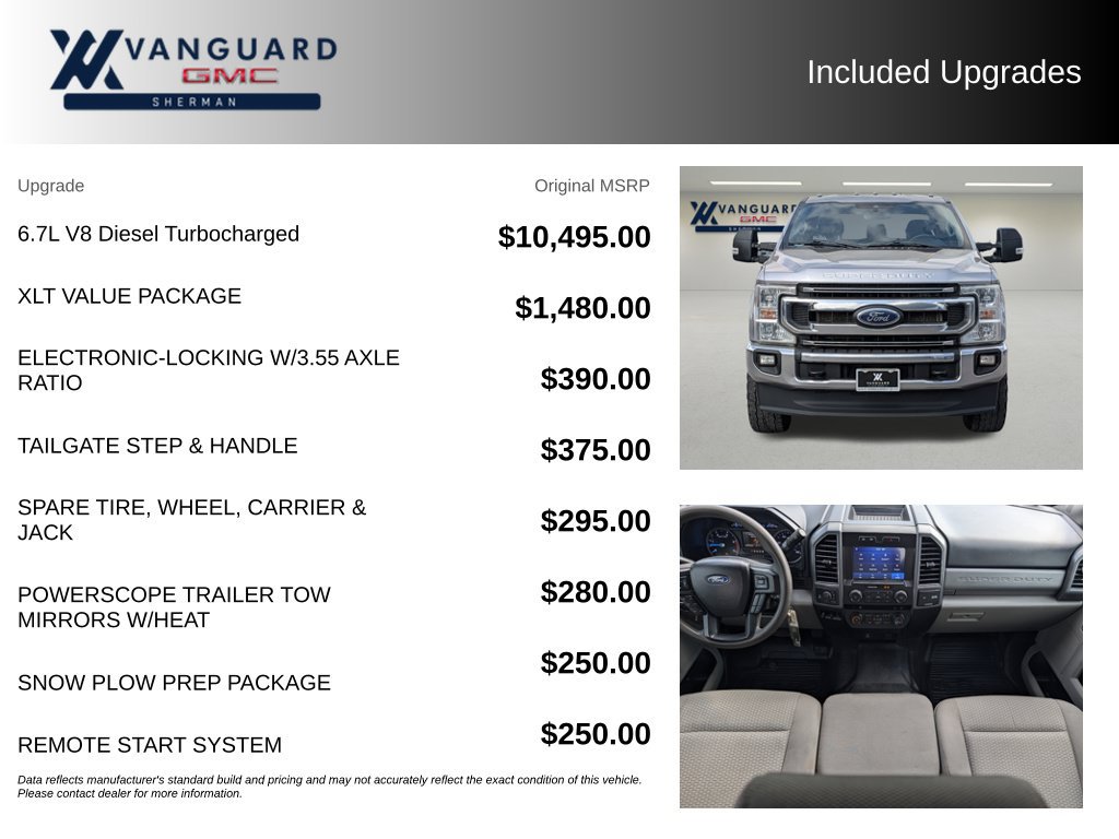 Used 2021 Ford F350 XLT w/ XLT Value Package AWD/4WD image 9