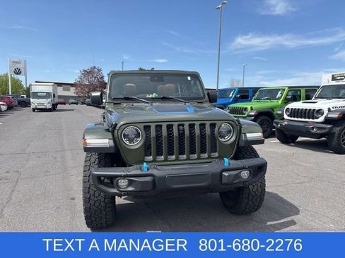 Used 2023 Jeep Wrangler Unlimited Rubicon 4xe w/ Steel Bumper Group image 3