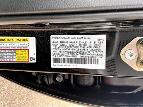 Used 2019 Honda Accord LX image 9