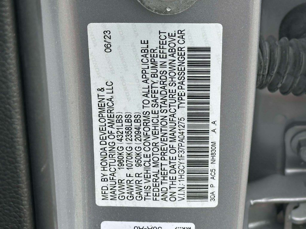 Certified 2023 Honda Accord EX image 30
